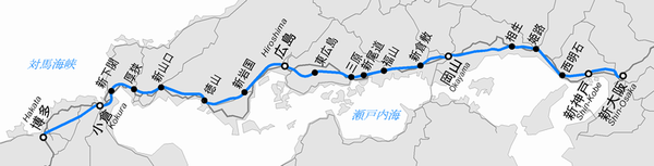 Sanyo_Shinkansen_map_plain